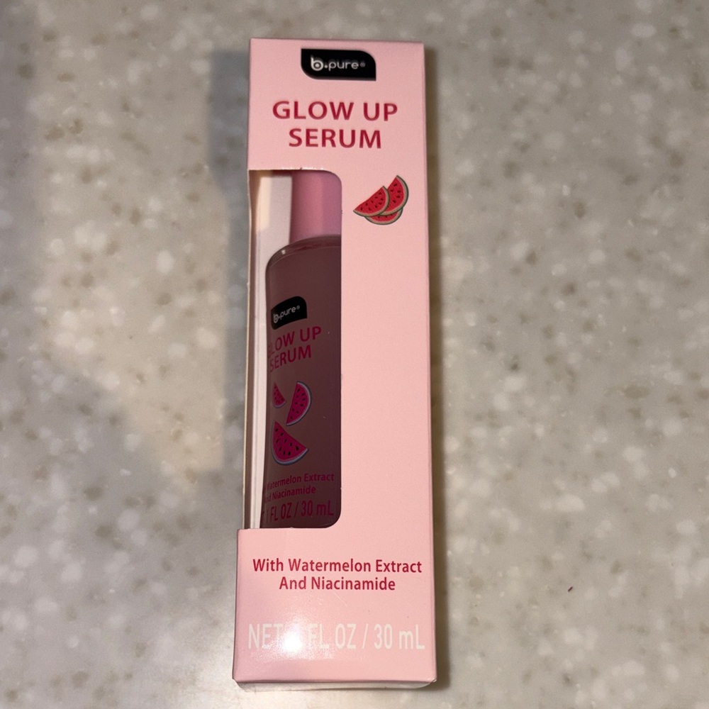 b-pure Glow Up Serum - Watermelon Pink